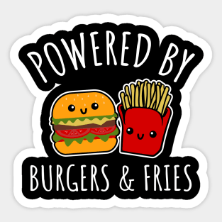 Burgers and fries Sticker